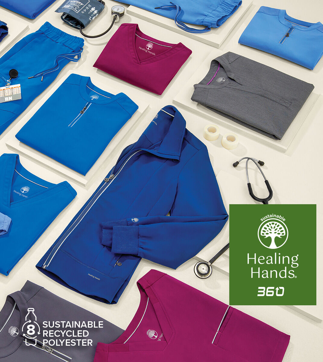 Premium Medical Scrubs Healing Hands Scrubs